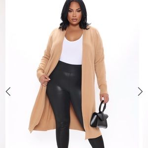 Fashion Nova Taupe Duster